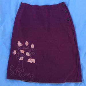 Blowin’ in the Wind hippie boho high waisted skirt